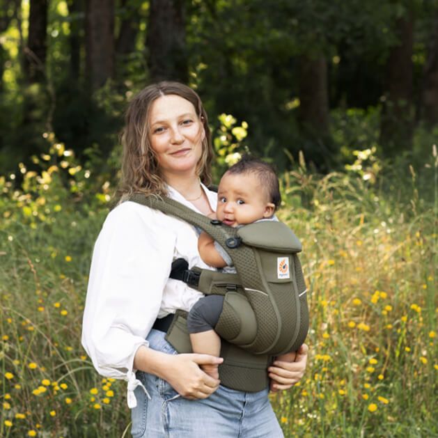 Ergobaby 4 position draagzak 360 Omni Breeze | Olive Green
