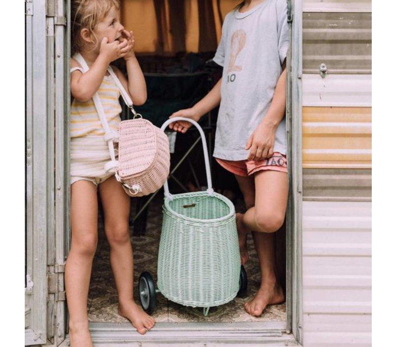 Olli Ella Luggy basket small - Mint