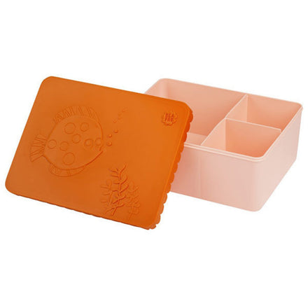 Blafre brooddoos Fish Orange/Light Pink