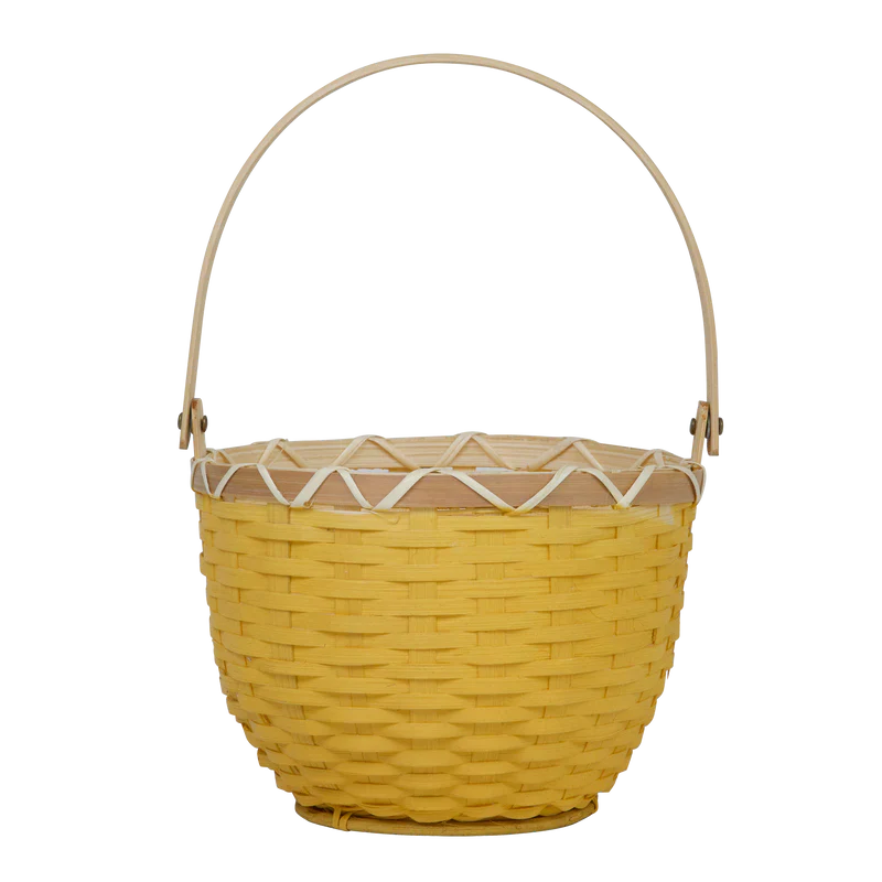 Olli Ella Small Blossom Basket | Mustard  *