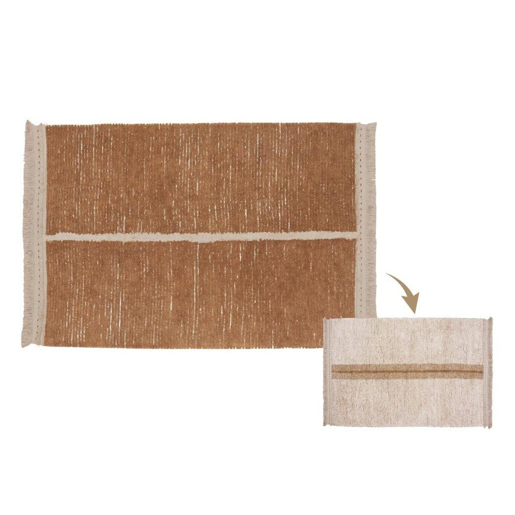 Lorena Canals machinewasbaar Reversible Tapijt 170x240cm | Duetto Toffee