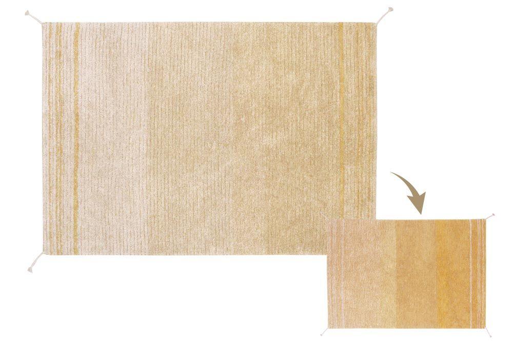 Lorena Canals machinewasbaar Reversible Tapijt 170x240cm | Twin Amber