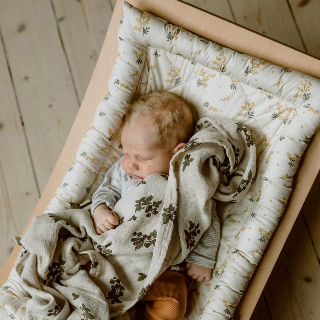 Charlie Crane LEVO Baby Rocker - With Mimosa Cushion