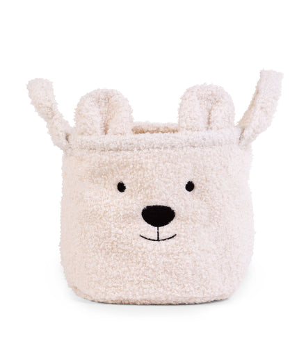 Childhome opbergmandje 25x20x20cm | Teddy Off White*