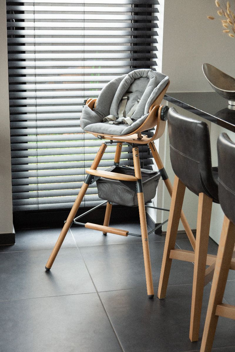 * Childhome Evolu stoel opbergmandje Antraciet*