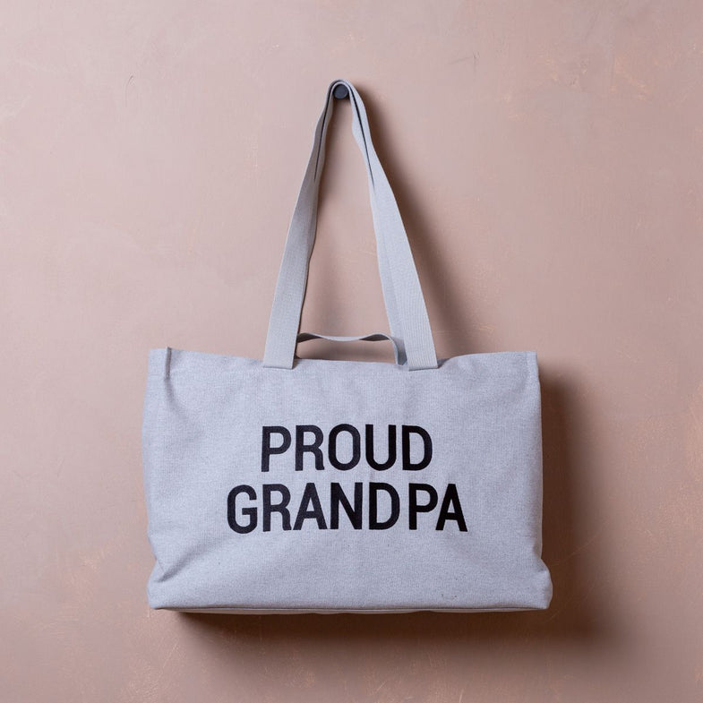 Childhome Weekendtas Grandpa Bag Canvas | Grey  *