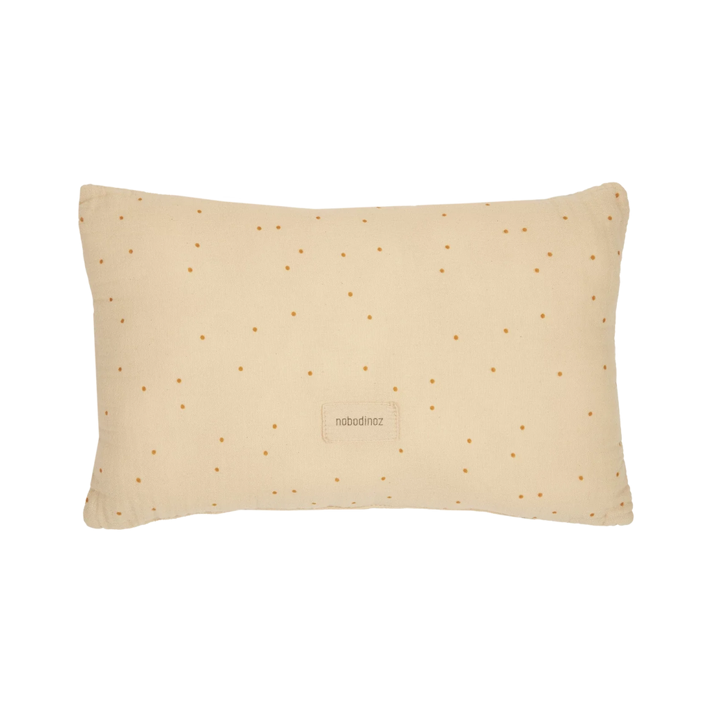 * Nobodinoz Wabi Sabi Rechthoekig Muslin Kussen | Dots Ginger