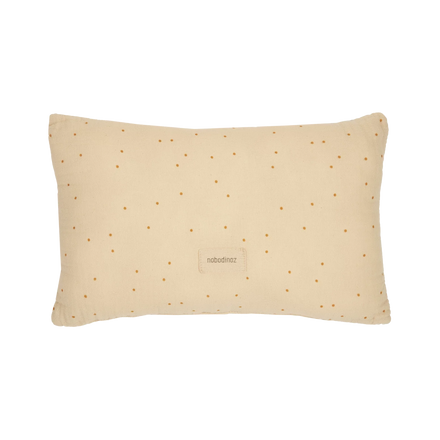 * Nobodinoz Wabi Sabi Rechthoekig Muslin Kussen | Dots Ginger