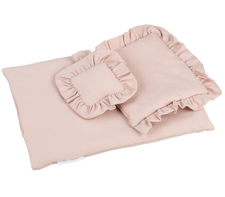 Cotton & Sweets bedset voor poppenbedje Dusty Pink