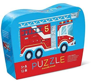 Crocodile Creek Puzzel 12st | Fire Truck