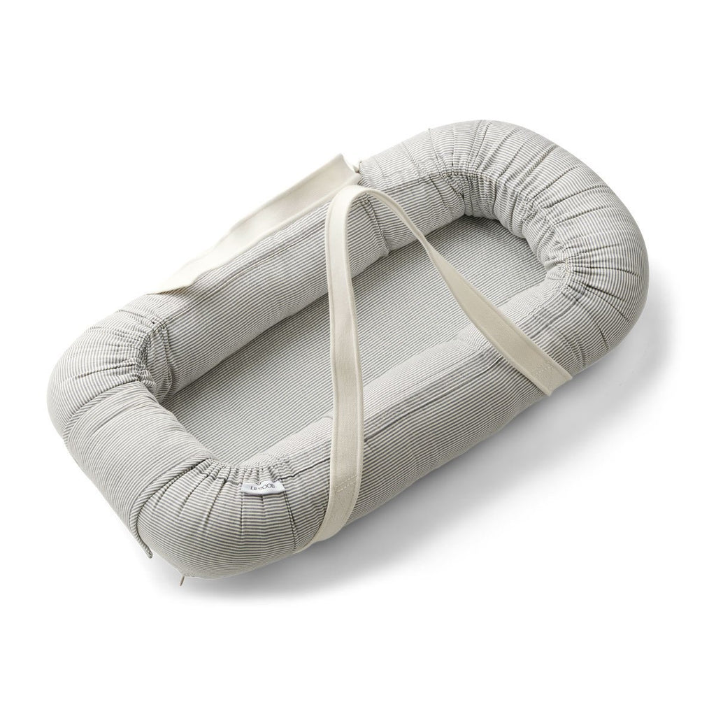 Liewood Gro Cocon Nestje | Stripe Blue Wave Creme de la Creme