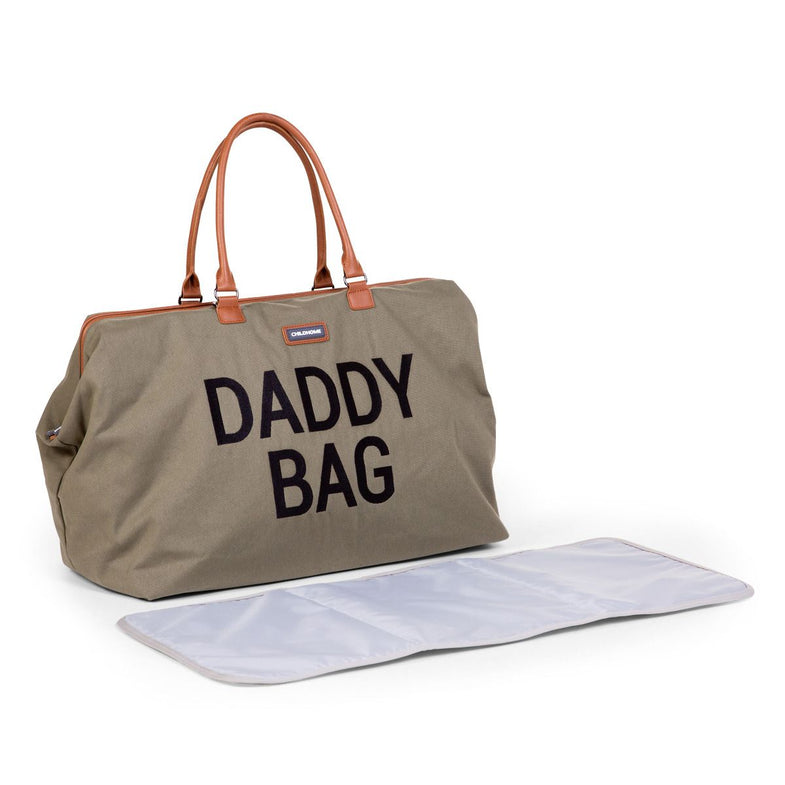 Childhome weekendtas XL Daddy Bag Canvas Kaki*
