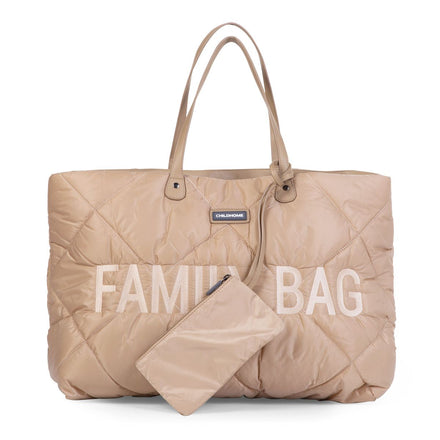 Childhome weekendtas XL Family Bag Gewatteerd | Beige