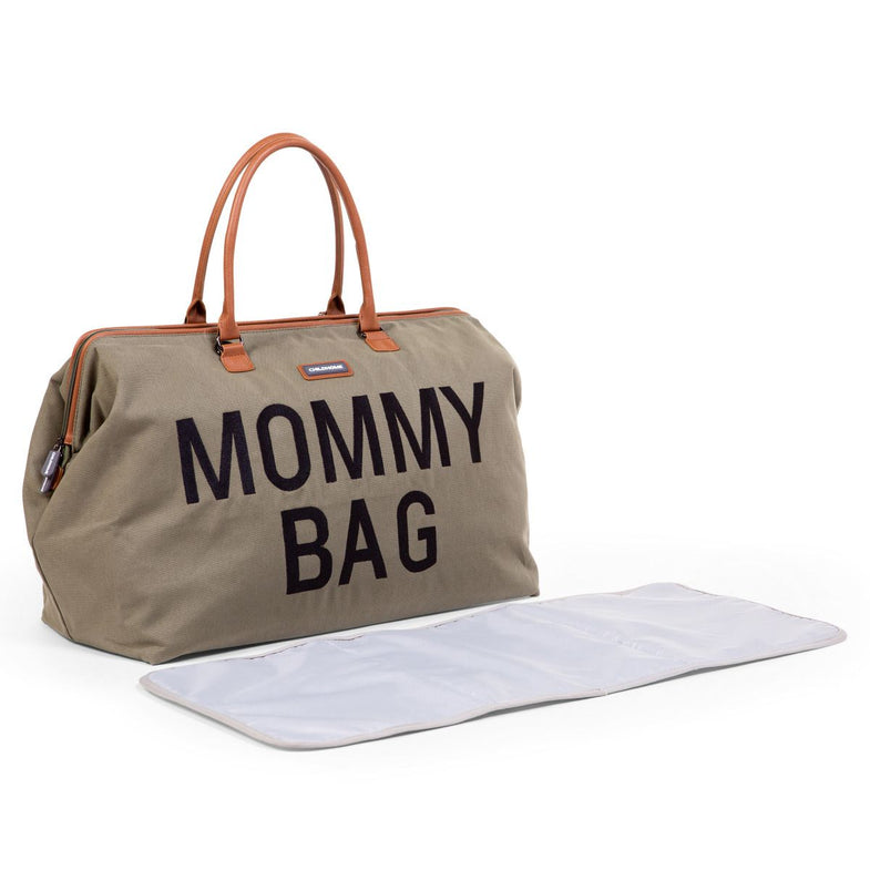 Childhome weekendtas XL Mommy Bag Canvas Kaki