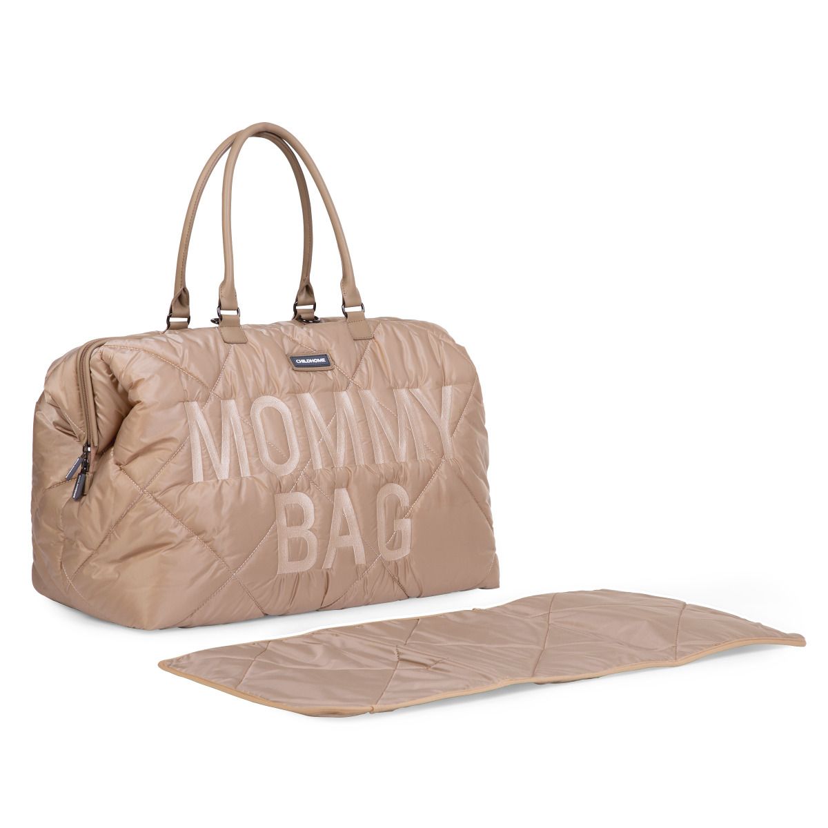 Dwingend portemonnee Groen Childhome weekendtas XL Mommy Bag Gewatteerd | Beige – Uw Geboortelijst