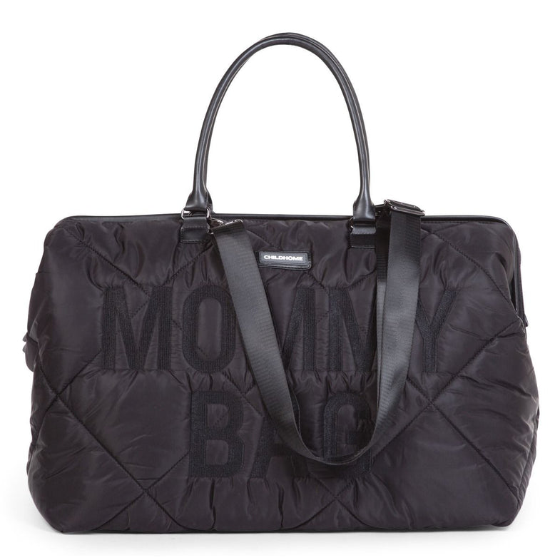 Childhome weekendtas XL Mommy Bag Gewatteerd | Zwart