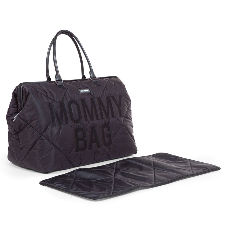 Childhome weekendtas XL Mommy Bag Gewatteerd | Zwart *