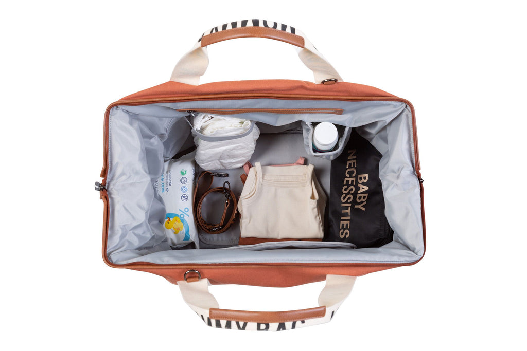 * Childhome Weekendtas Mommy Bag Verzorgingstas | Canvas Terracotta