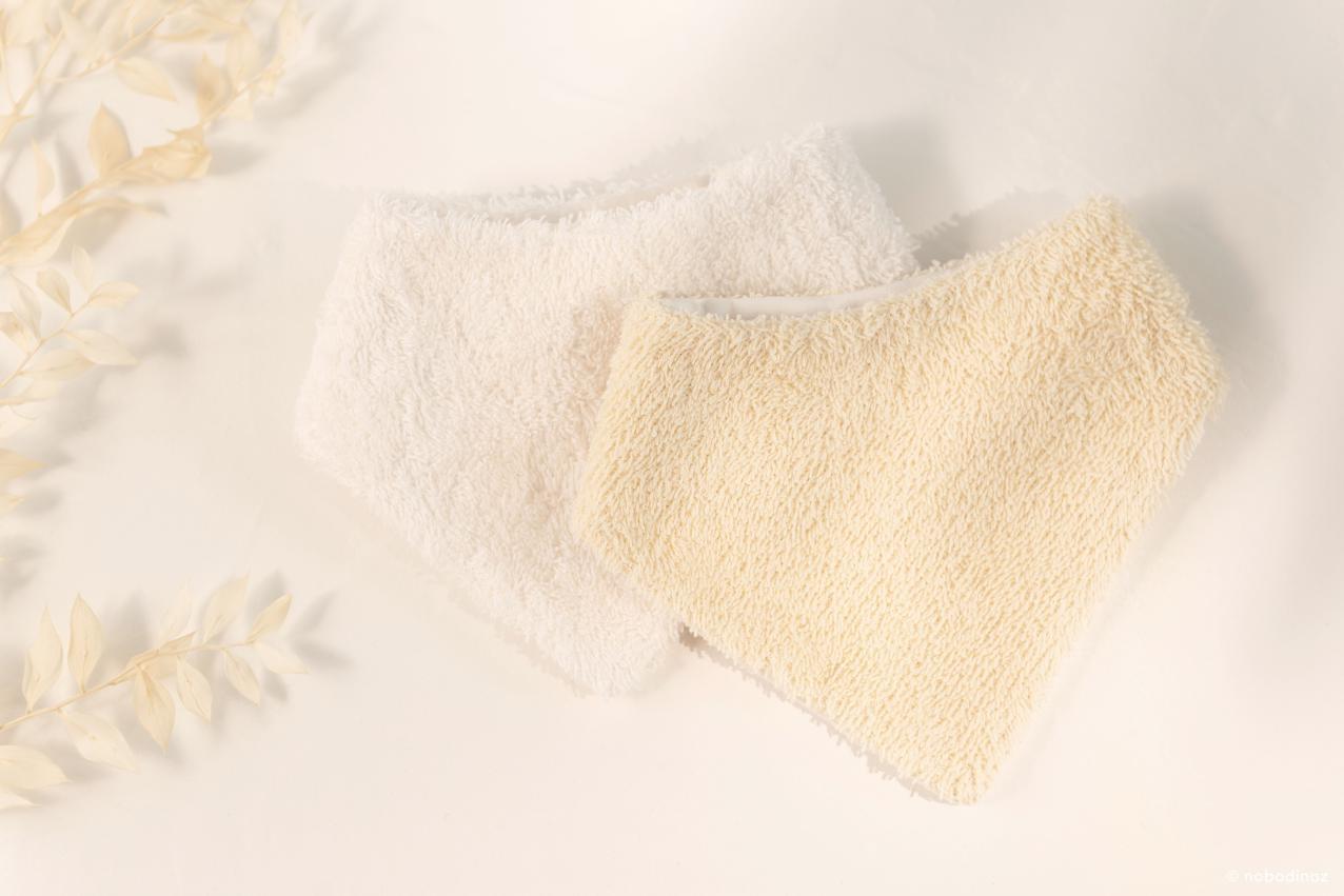 * Nobodinoz So Cute kwijlsjaaltje organisch katoen - Vanilla