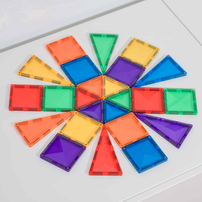 Connetix Tiles Rainbow Mini Pack EU | 24 Stuks