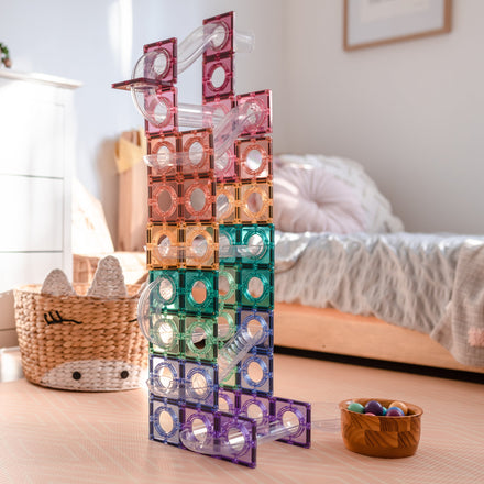 Connetix Tiles Pastel Ball Run Pack EU I 106 Stuks
