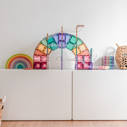 Connetix Tiles Pastel Ball Run Pack EU I 106 Stuks