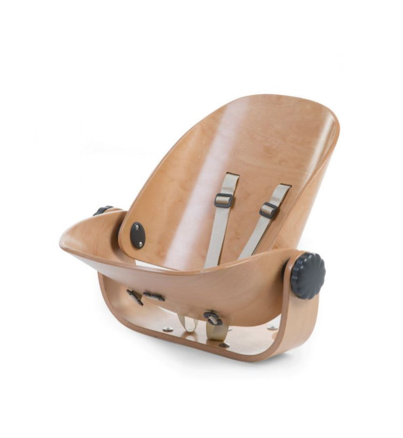 Childhome EVOLU - Wood Rock newborn seat naturel - antraciet