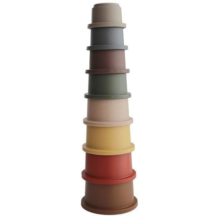 Mushie Stacking Tower Stapeltoren Badspeelgoed Retro