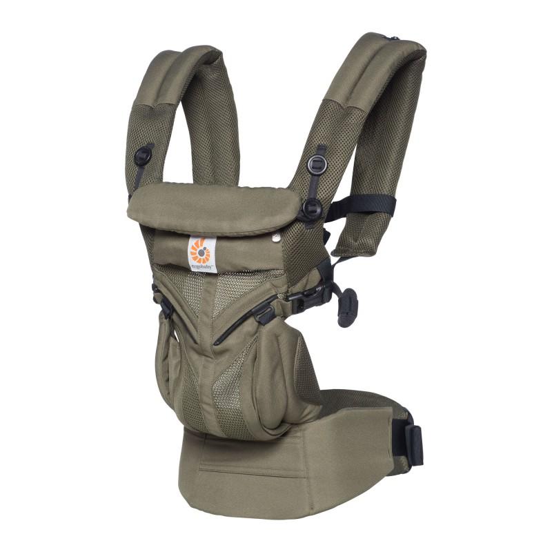 Ergobaby 4 position draagzak 360 OMNI Khaki Green Cool Air Mesh