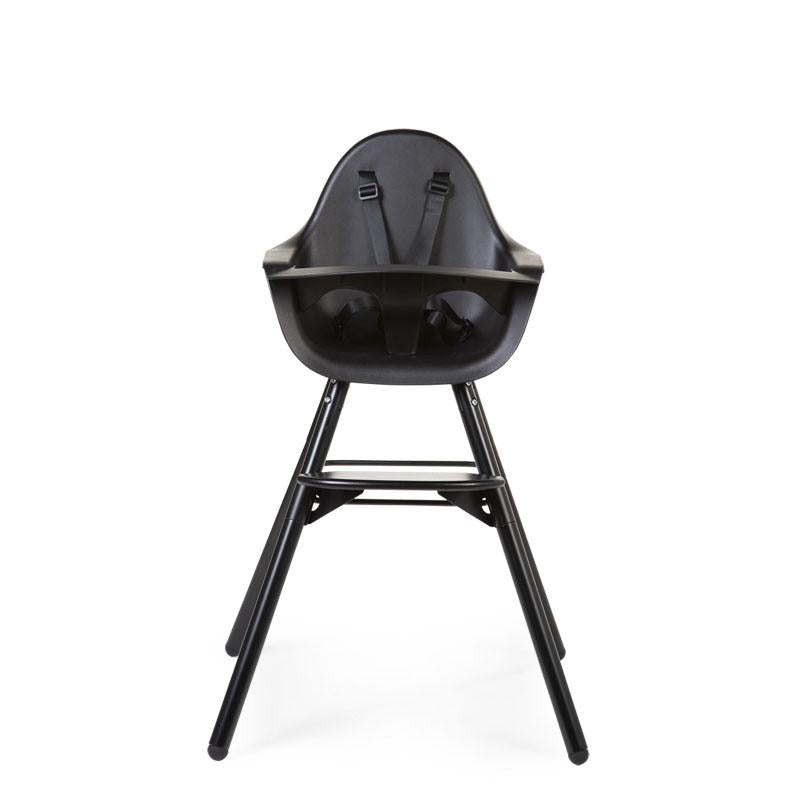 *  Childhome EVOLU2 meegroeistoel 2 in 1 + beugel Zwart