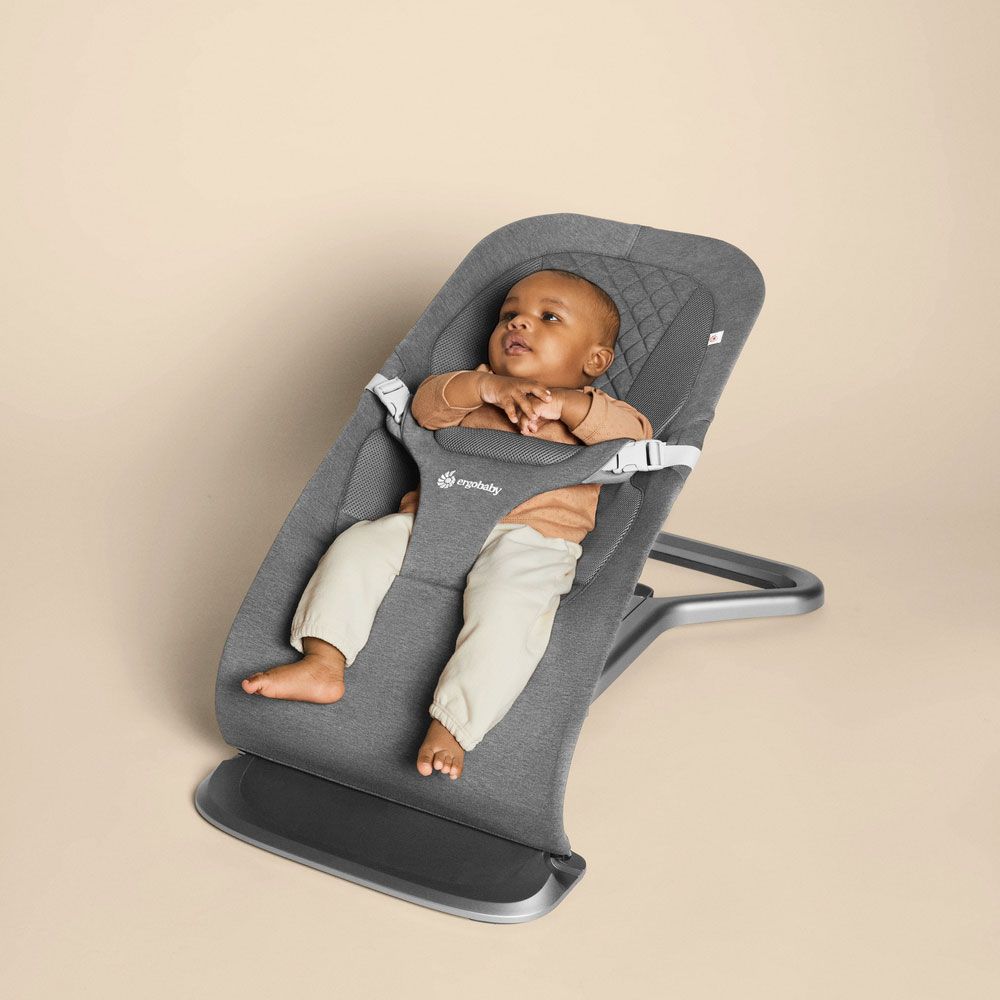Ergobaby Evolve Wipstoeltje 3-In-1 | Charcoal Grey