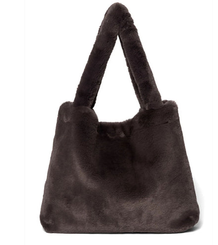 Studio Noos Mom Bag Faux Fur | Plum *