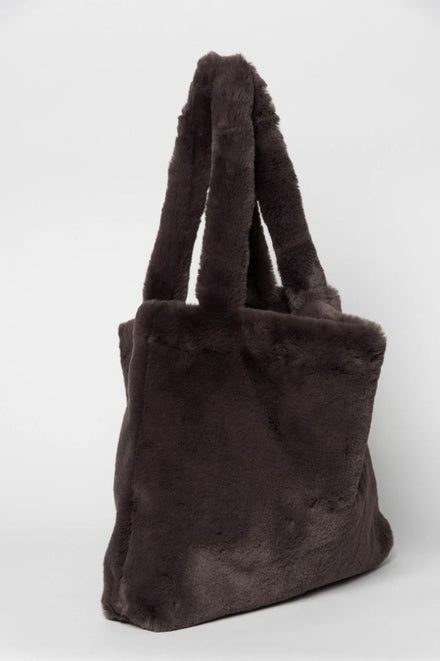Studio Noos Mom Bag Faux Fur | Plum *