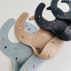 Mushie Bibs Siliconen Slab - Rocket