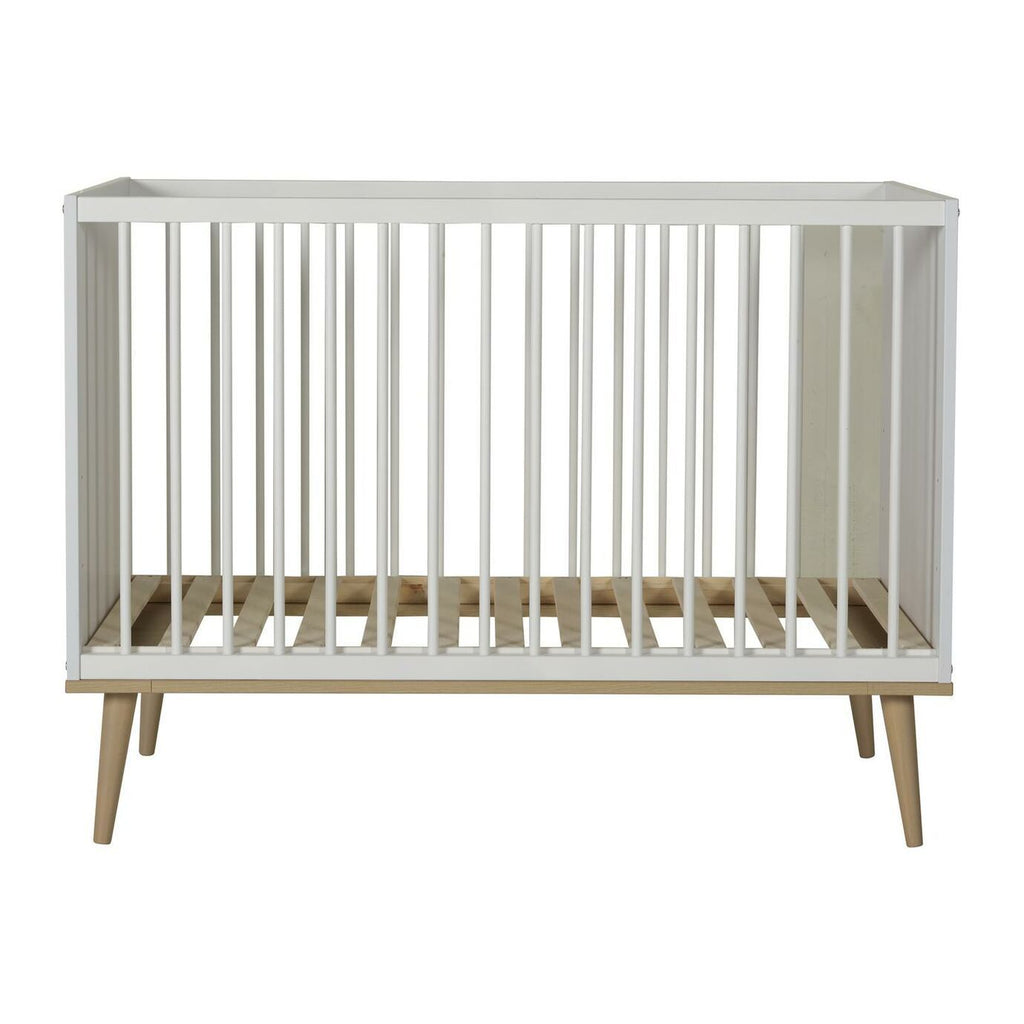 Quax Babybed Flow Bed 120x60cm | White & Oak