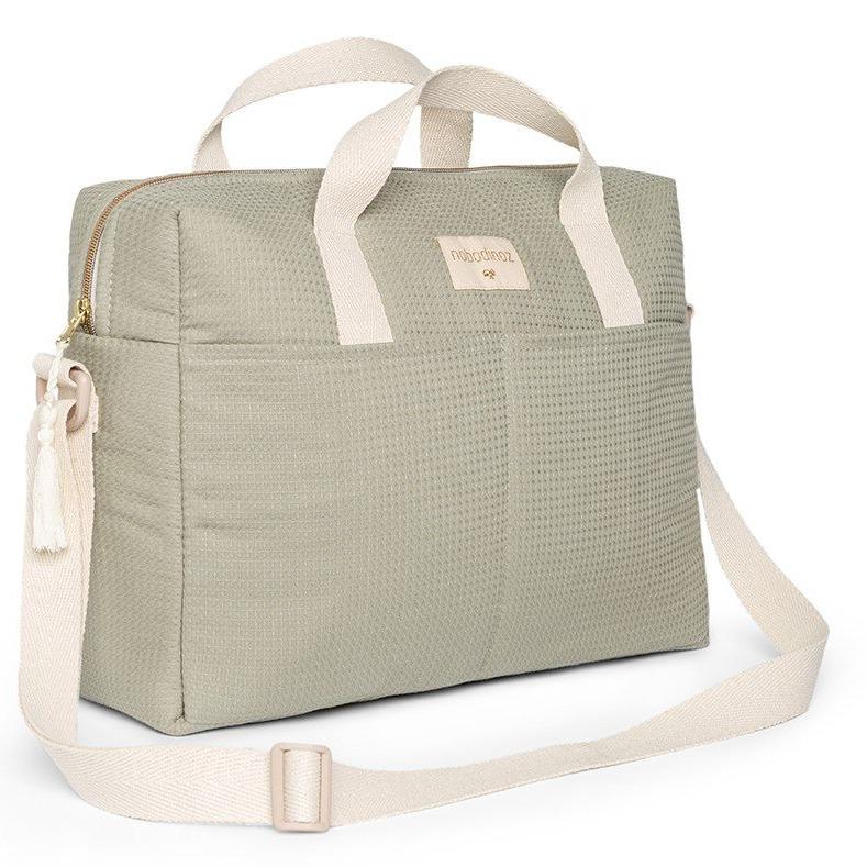 Nobodinoz GALA Luiertas waterproof 100% organisch katoen - Laurel Green