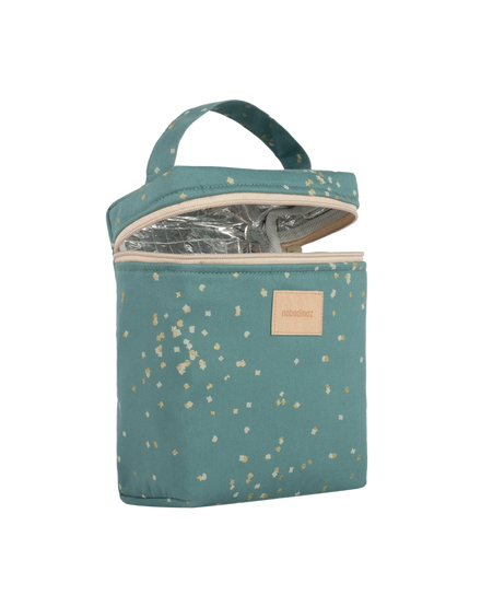 * Nobodinoz Thermische Lunchtas | Gold Confetti Magic Green