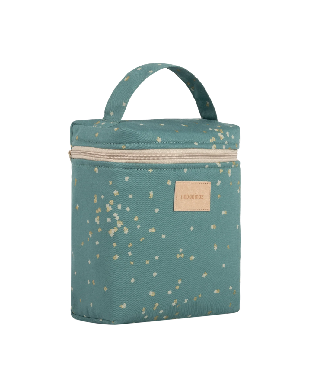 Nobodinoz Thermische Lunchtas | Gold Confetti Magic Green  *