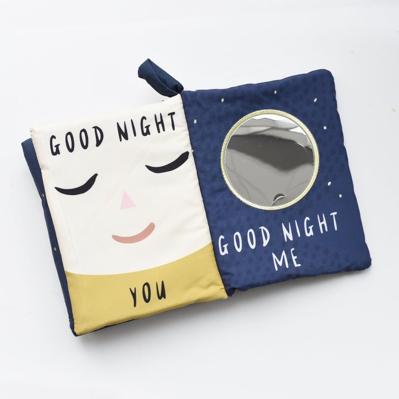 Wee Gallery Baby Soft Mirror Book | Goodnight You Goodnight Me *