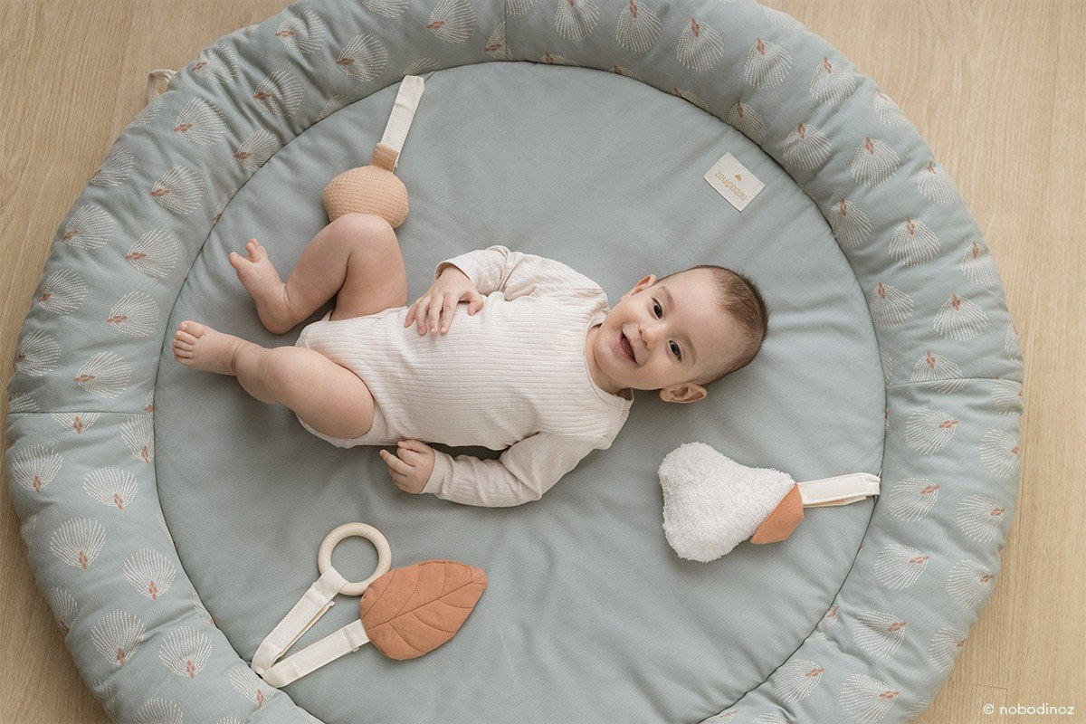 * Nobodinoz Growing Green Baby Activity Nest Speeltapijt | Forest