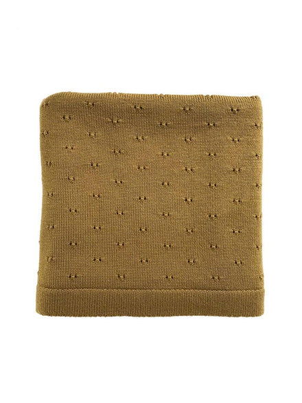 * Hvid Blanket Bibi | Mustard
