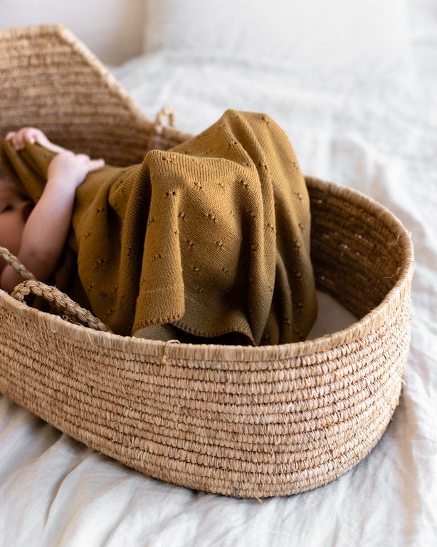 * Hvid Blanket Bibi | Mustard