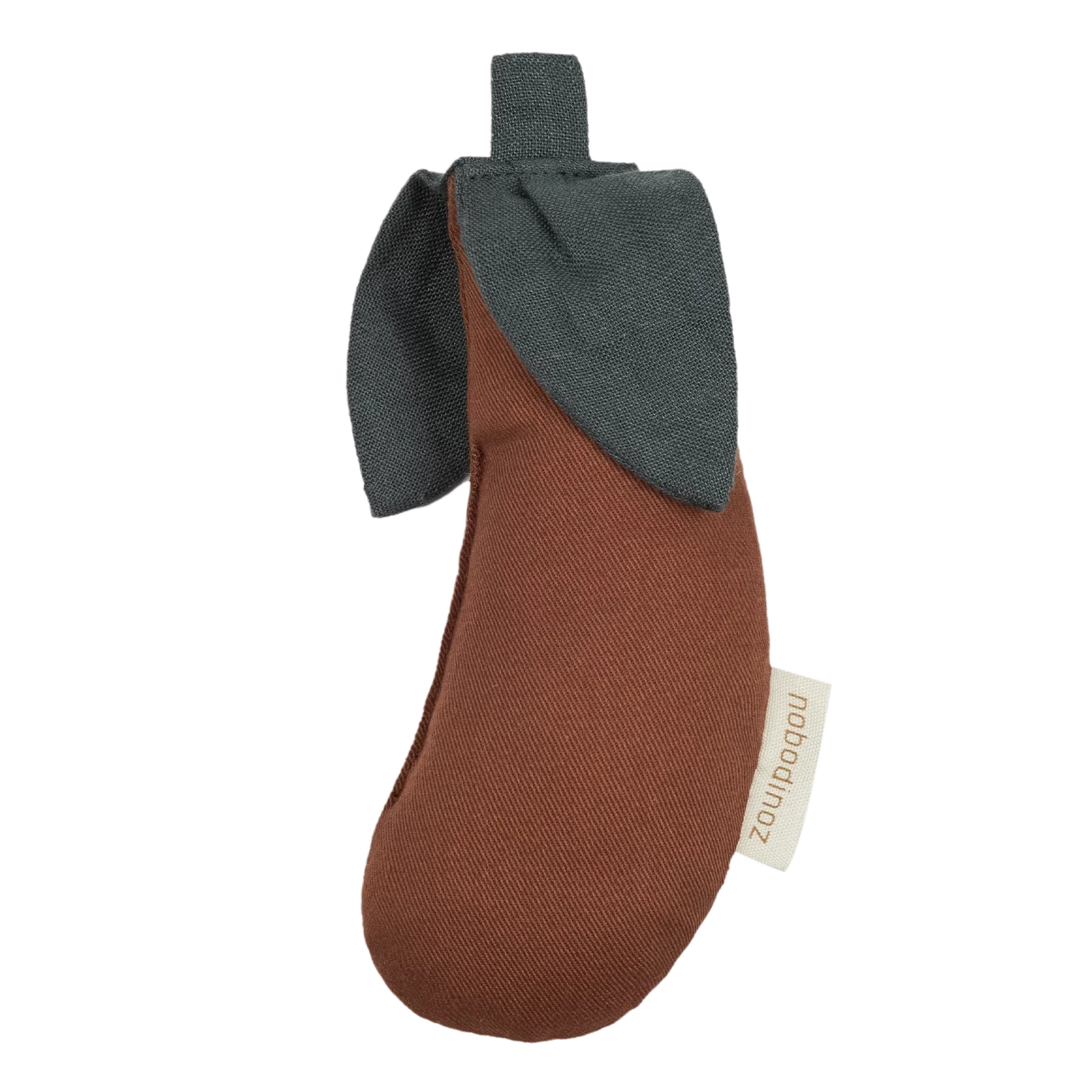 * Nobodinoz Rammelaar Veggies 18x7cm | Aubergine