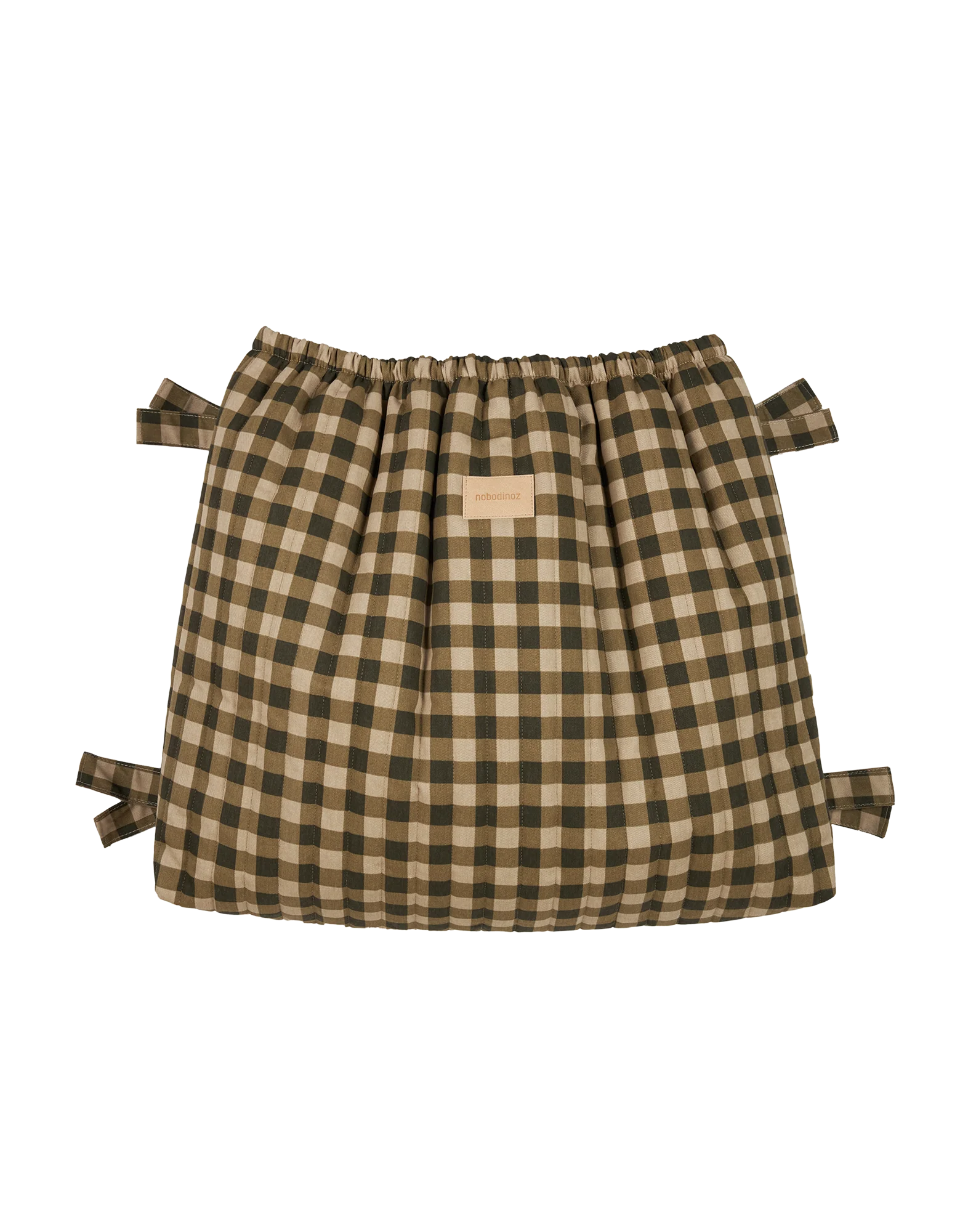 * Nobodinoz Waterproof Buggy Organizer | Green Checks