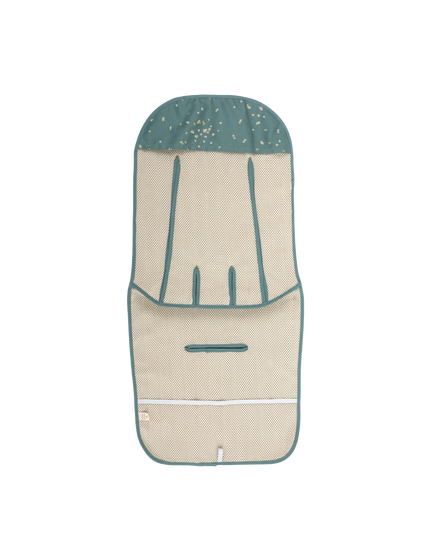 * Nobodinoz Universele Buggy Inleg | Gold Confetti / Magic Green