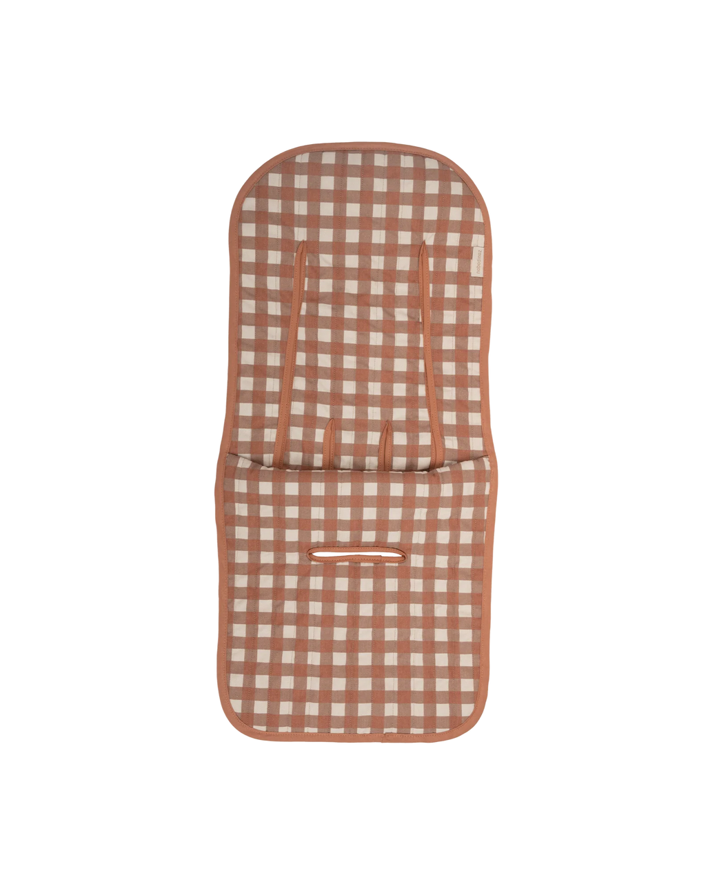 * Nobodinoz Universele Buggy Inleg | Terracotta Checks