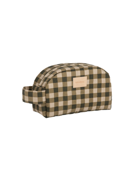 * Nobodinoz Vanity Case Toilettas Waterproof | Green Checks