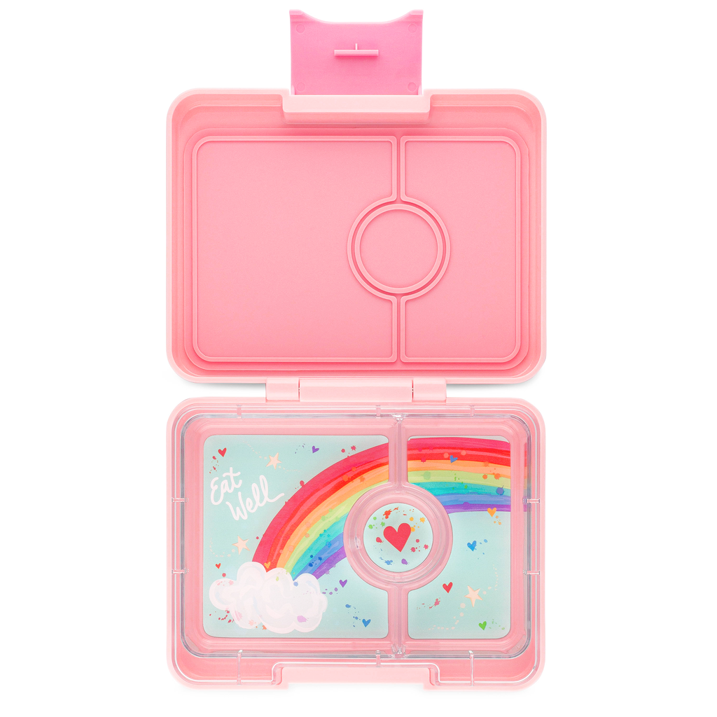 Yumbox Minisnackdoos 3 vakken | Coco Pink Rainbow