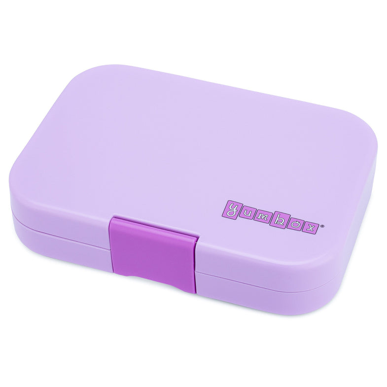 Yumbox Panino 4 vakken Lekvrije Lunchbox | Lulu Purple Paris Je t'Aime