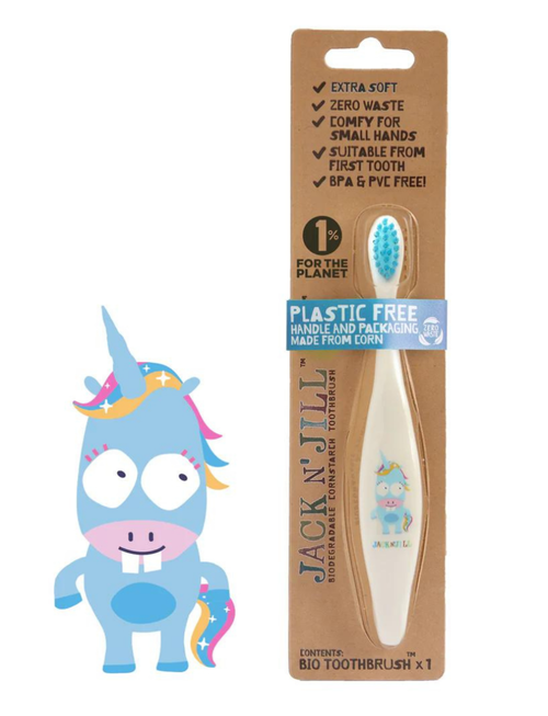 Jack N' Jill organic tandenborstel - Unicorn